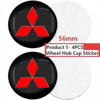 Mitsubishi 60mm Automobilio Ratlankio Centrinio Dangtelio Dangtelis Tinka Outlander Xpander Colt ASX Delica Destinator Lancer RALLIART Aksesuarams