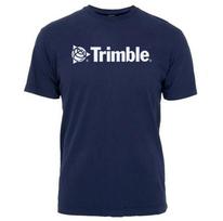 Trimble GPS navigation system t-shirt L blue