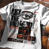 Hacker T-Shirt for Cyber Security Fans with Anonymous Dark Web Aesthetic Cotton Tee 2XL