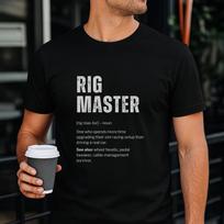 Rig Master Definition Shirt, Sim Racing Setup Builder Tee, Funny Gamer Gift 2XL