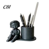 Colorful Pen Cup 3D Printed Holder, Creative Desktop Organizer for Pencils Gel Pens Storage Container Makeup Brushes, Office And Study Use Non-toxic A
