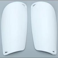 TULX Adult Soccer Shin Guards & Knee Pads balta