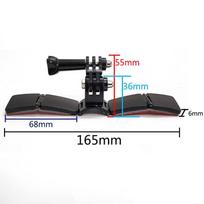 TUYU Motorcycle Helmet Chin Mount Holder Kit for GoPro Hero 9 8 7 6 Action Camera Accessories China Mainland