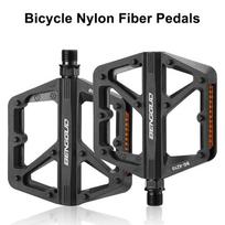 Mountain Bike Pedals MTB Pedals Flat, Adult Bicycle Road Bike Platform Nylon Non-Slip Pedal for Gravel Bike/Hybrid Bike Pedal juoda
