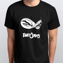Men's and Women's T-shirts FANTOMAS T-SHIRT sizes S M L XL XXL colours Black, Navy blue S