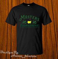 Men's and Women's T-shirts New Master Funny Augusta 2026 Logo Black Color Tshirt Made In usa M