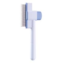 Plastic Dog Comb Anti-tangling Pet Hair Remover New Cat Grooming Brush  Pet Accessories mėlyna