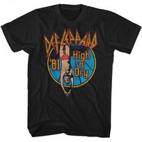 Def Leppard High N Dry 81 Men's T Shirt Rock Music Band Merch L