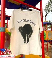 Men's and Women's T-shirts The Sundays Band Cat Morning Stretch Short Sleeve T Shirt S-5XL M