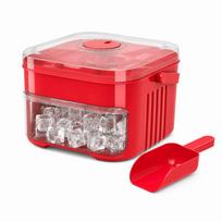 Reusable Ice Cube Tray Space-Saving Ice Storage Box Homemade Ice Maker  Kitchen Use geltona