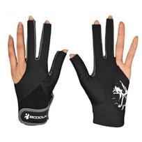 Bolton Billiards Comfortable Three-Finger Spandex Unisex Table Gloves Non-Slip Sweat-Absorbing Slip-on Pool Accessories Sports M