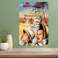 Abbottas ir Costello susitinka mumiją   Metalo filmo plakato ženklas 20x30cm（7.8x11.8inch）