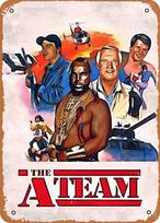 Filmo Klasikos Plakatas Metalo Ženklas THE A TEAM Vintažinis Filmo Sienos Menas Dekoras Skardos Ženklas 20x30cm（7.8x11.8inch） brown