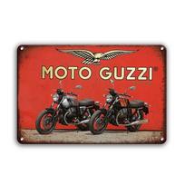 HD Metalinis skardinis ženklas Vintažinis Klasikinis Motociklas Chopperis Bikeris Plakatas Sienų Dekoras Garažui Vyriškam Kampeliui Barui Namų Dekoras 20x30cm（7.8x11.8inch）