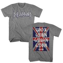 Def Leppard Logo Gunter Gleiben Glousen Globen Men's T Shirt Band Merch 3XL