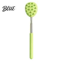 Multi-functional Back Scratcher And Massager Extendable Massager Tool žalia