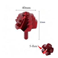 PPR Stepped Drill Bit 40 53 63mm Hexagon Shank Spiral Flute For Water Pipe Connection Plastic PVC Drilling Power Tool Accessory