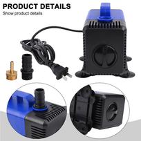 220V Submersible Cooling Water Pump for CNC Spindle Motor 80W Power 3 5M Pump Head Suitable for 0 8/1 5/2 2kW Spindle Motors China Mainland