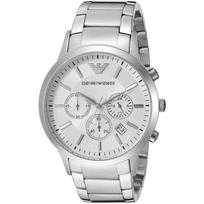 Emporio Armani AR2458 Renato Chronograph Vyriškas laikrodis 43mm sidabras