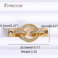 Beads Clasps Fastener Fittings 18K Gold Plated Closure Fasteners Lock Clasps For Pearl Jewelry Making DIY Accessories 1 Piece