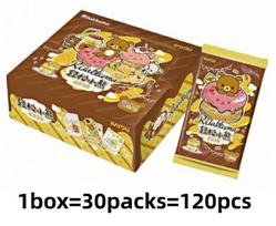 Genuine Rilakkuma Collectible Trading Cards Box Cute Dessert Donut Series Limited Anime Character Gift for Kids and Fans