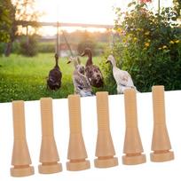100Pcs Soft Texture Rubber Hair Removal Stick Black/Yellowish Pink Feather Plucking Fingers  Geese