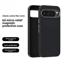 Carbon Fiber Phone Case for Google Pixel 10 9 Pro XL 10A 9A Pixel 9 Pro for Magsafe Magnetic Wireless Charger Shockproof Cover Google Pixel 10a juoda