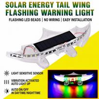 Colorful Lights Car Rear Wing Lamp Solar Energy Car Ambient Lighting  Car Exterior Trim balta