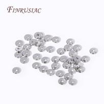 3mm-6mm Flat Spacer Beads 18K Gold Plated Brass Metal Beads Separators For Bracelets Accessories DIY Jewelry Making Supplies 3MM-50Pcs