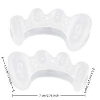 Toe Separators with Ventilation Holes - Foot Alignment Corrector for Bunion Pain, Plantar Fasciitis Relief & Toe Straightening