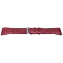 Bracelet montre - MY-MONTRE - pour Rolex Oyster Datejust - 20 mm - Rouge - Finition semi-brillante raudona
