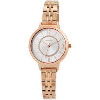 Montre - RAPTOR - Sara - Acier inoxydable rosé doré - Boîtier 36 mm - Mouvement quartz Miyota 2035 rožinė