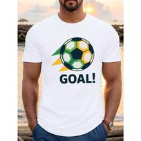 Men's Printed Football Jersey, Men's T-shirt, Casual Short-sleeve Top, Men's Sports T-shirt, Men's Printed T-shirt S balta