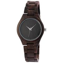 Montre bracelet - EXCELLANC - EX0452 - Bois de santal marron - Mouvement quartz - Verre minéral ruda
