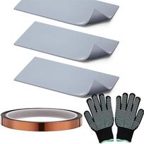 2026+ 3 Pcs Silicone Heat -Cover Pad, High-Density Cuttable Hat -Accessories for DIY, Small Business & Home Use China Mainland