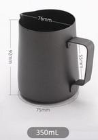 Stainless Steel 350/600ml Coffee Steaming Pitcher Thickened Milk Frothing Cup Latte Art Spout Design Barista Coffee Shop Tools