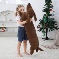 Takso Šuo Pliušinis Žaislas, Ilgas Dešros Formos Takso Kūno Pagalvė, Mielas Juokingas Didelis Takso Žaislai Pliušiniai Dekoras Ideali Dovana Vaikams 50cm