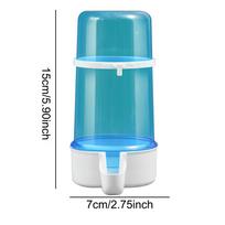Bird Water Dispenser For Cage Automatic Bird Feeder And Waterer For Parrots Automatic Bird Feeder Bird Watering Supplies Water mėlyna