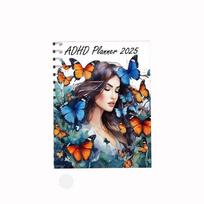 Portable 2025 Daily Planner Book Hardcover Work Study Planner Agenda Notebook  Student 2025