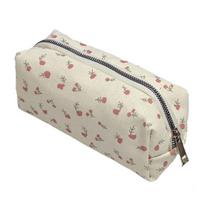 Small Flowers Floral Pencil Bag Fresh Style Pen Bag Pen Box Pencil Cases  School Supplies floral