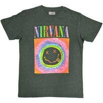 Nirvana Unisex TShirt Smiley Glow Box (Medium) S