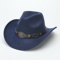 Chic Cowboy Hat With Tassels And Asymmetrical Design For Travel And Beach Use Style A