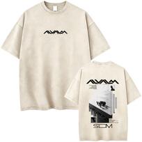 Washed Vintage Rapper Wallace Cleaver Marcel Album Graphic T Shirt Men Hip Hop Fashion Pop Music Tshirt Male Oversized Tshirts 2XL