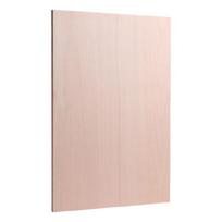 Unfinished Wood Board Plywood Sheet Rectangular Wood Cutout for Wood Craft Engraving Painting Cutting Home Decoration 15cm by 22cm white