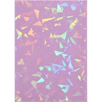 120PCS 66*91mm Holographic Trading Card Film Sleeves Laser Flashing Game Card Sleeves for MTG Broken Glass Kpop Card Protector