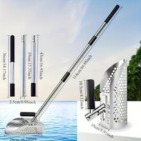 A New Hot-Selling Outdoor Beach Treasure Hunting Sand Shovel with 3-Section Pole 3-Section Pole Shovel Head Specifications Optional Clean