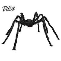 Flexible Spider Legs Realistic Halloween Decoration, Large Fake Furry with Red Party Decor Eyes for Outdoor Indoor Yard Home Haunted House Escape Room 30cm