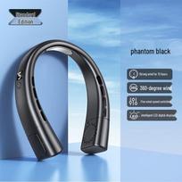 Bladeless Portable Neck Fan Wearable Hands-Free Air Conditioner USB Rechargeable Ultra-Quiet Turbo Fan for Outdoor Sports Commuting juoda