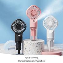 Handheld Mini Air Conditioner USB Rechargeable Portable Humidifier Mist Cooler Cooling Spray Fan for Home Office juoda