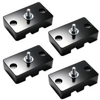 4Pcs Rubber Anti Vibration Pads Shock Absorbing Air Conditioner Raised Base  Air Conditioner Parts A gray